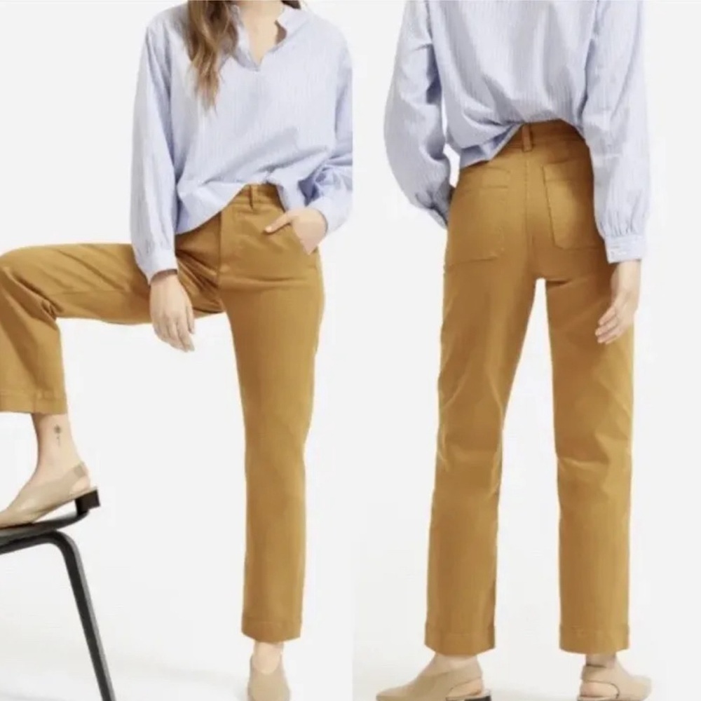 Madewell Classic Straight Pants In Bronzed Lichen • NWT
